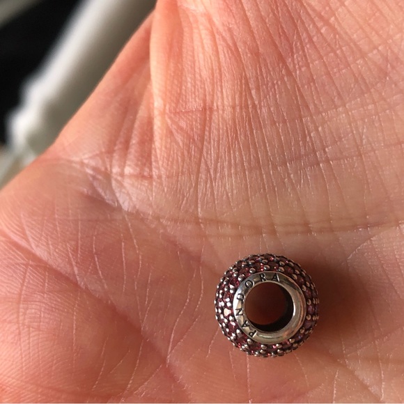 Authentic Pandora Red Pave Lights Bead 791051CZR - Picture 2 of 3